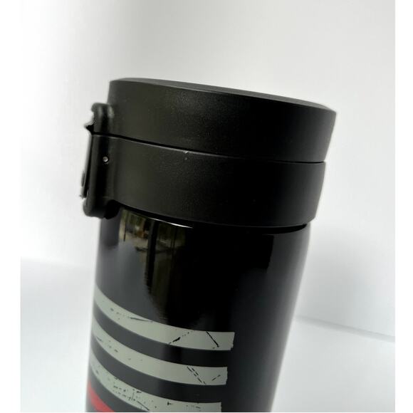 Thin Red Line Fire Department American Flag 12 Ounce Vacuum Tumbler - Picture 5 of 10